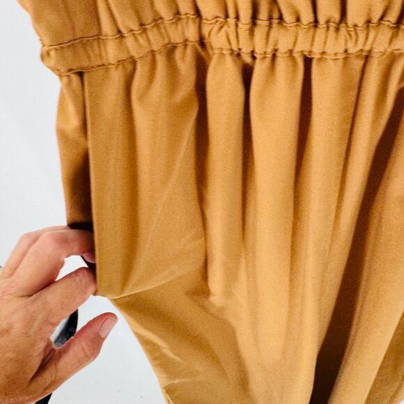 Calvin Klein Brown Sleeveless Wide Leg Jumpsuit Size 2 Minimalist Workwear Chic - Picture 5 of 8